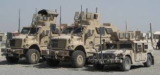 Mine Resistant Armoured vehicles